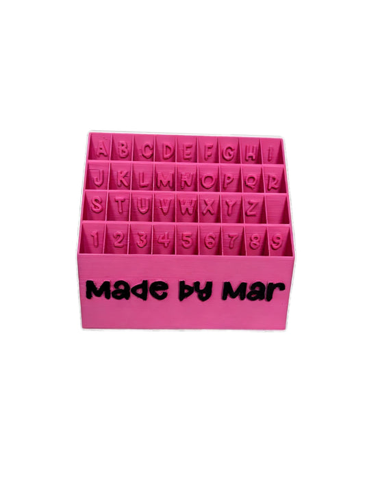 Hand Stamping Metal Stamp Organizer | A-Z & Number Holder
