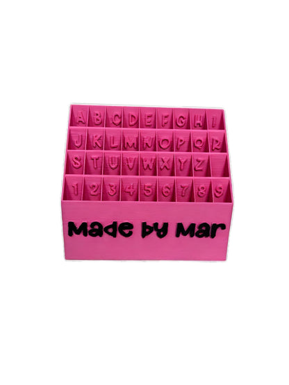 Customizable Hand Stamp Organizer | Personalized Stamp Holder | Add Logo