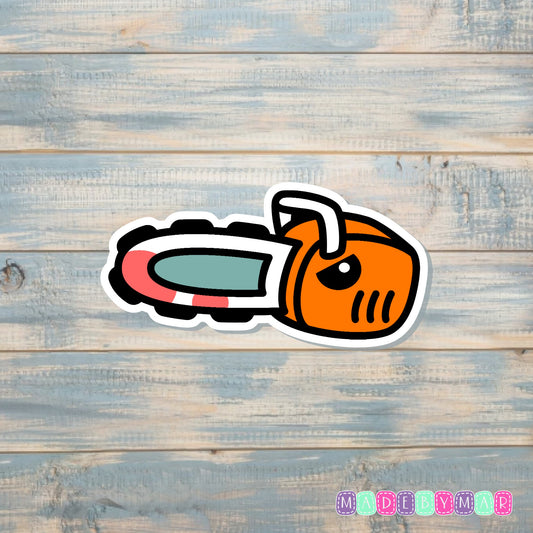 Kawaii Bloody Chainsaw |Sticker or Magnet | Lumberjack