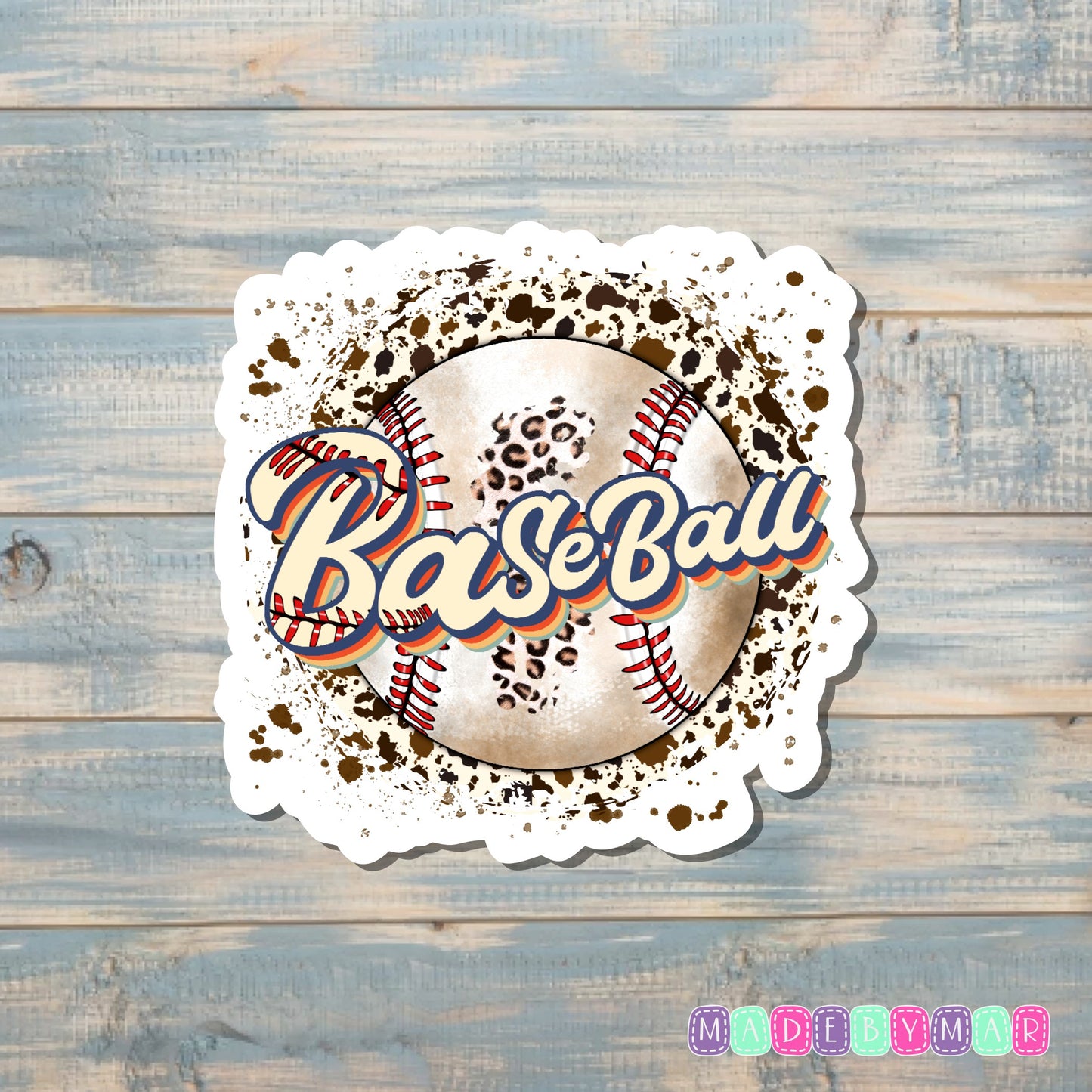 Vintage Baseball |Sticker or Magnet | Sport's Pride