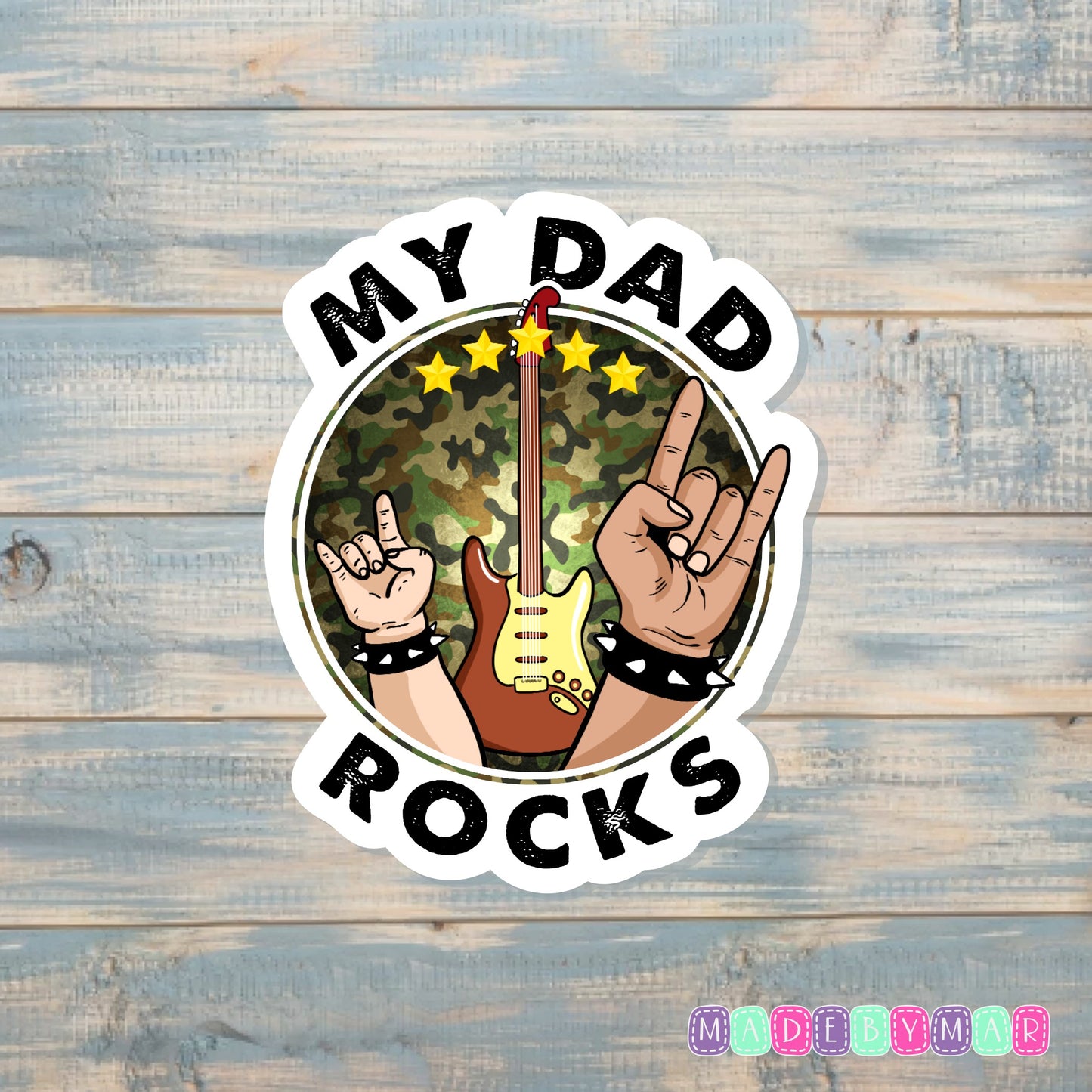 My Dad Rocks |Sticker or Magnet | Father's Day