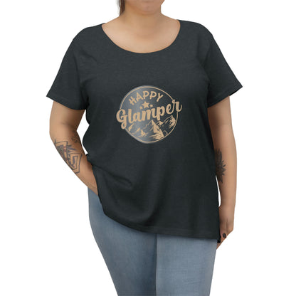 Happy Glamper Women's Curvy Tee