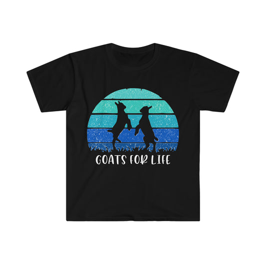 Goats For Life, Unisex Softstyle T-Shirt