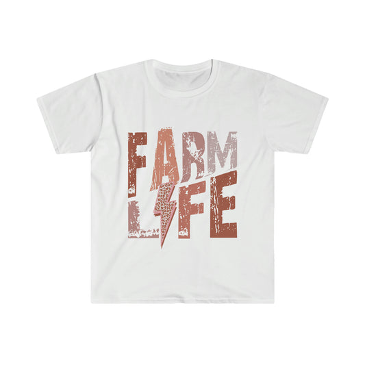 Farm Life T-Shirt, Unisex Softstyle T-Shirt