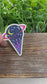 Cosmic Ice Cream Cone Sticker, Die Cut Sticker, Purple and White, Boho Hippie |Sticker or Magnet