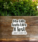 My Life Feels Like a Test I Didn't Study For, Sarcasm Quote, Die Cut Vinyl Sticker, Funny Humor, Water Resistant, Adult Humor |Sticker or Magnet