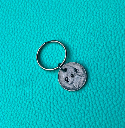 5th Anniversary Key Chain-Handmade by Marlayna