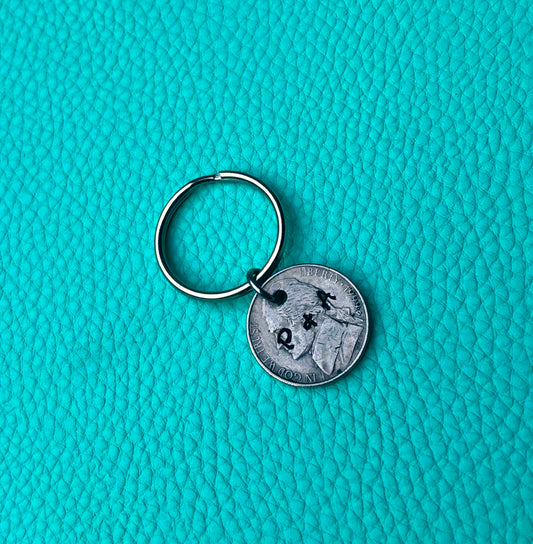 5th Anniversary Key Chain-Handmade by Marlayna