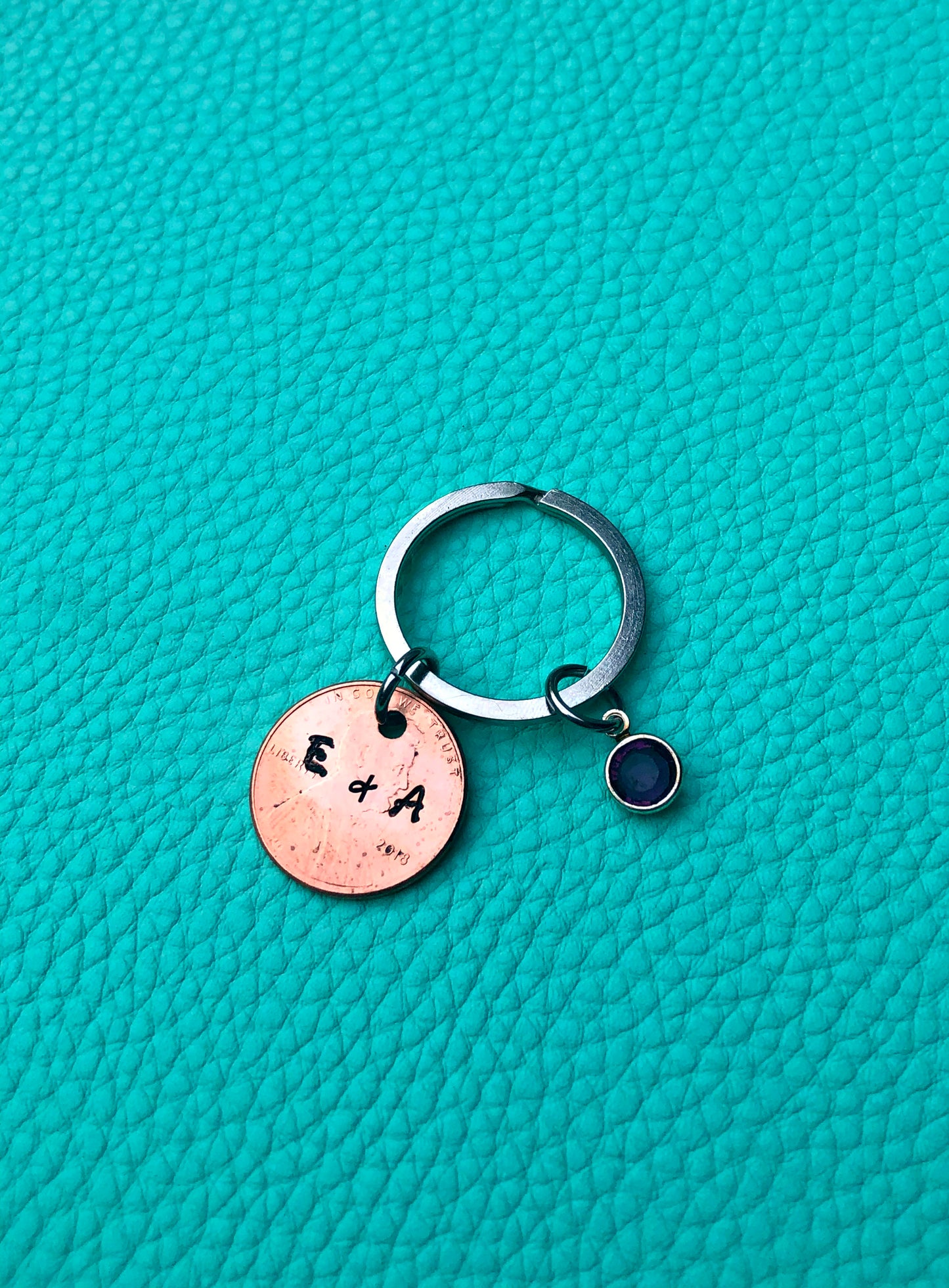 1st Anniversary Key Chain-Handmade by Marlayna