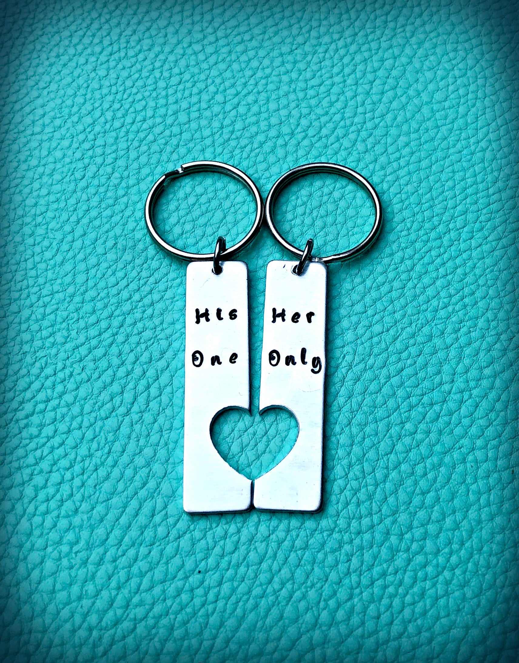 His One, Her Only Key Chains-Handmade by Marlayna