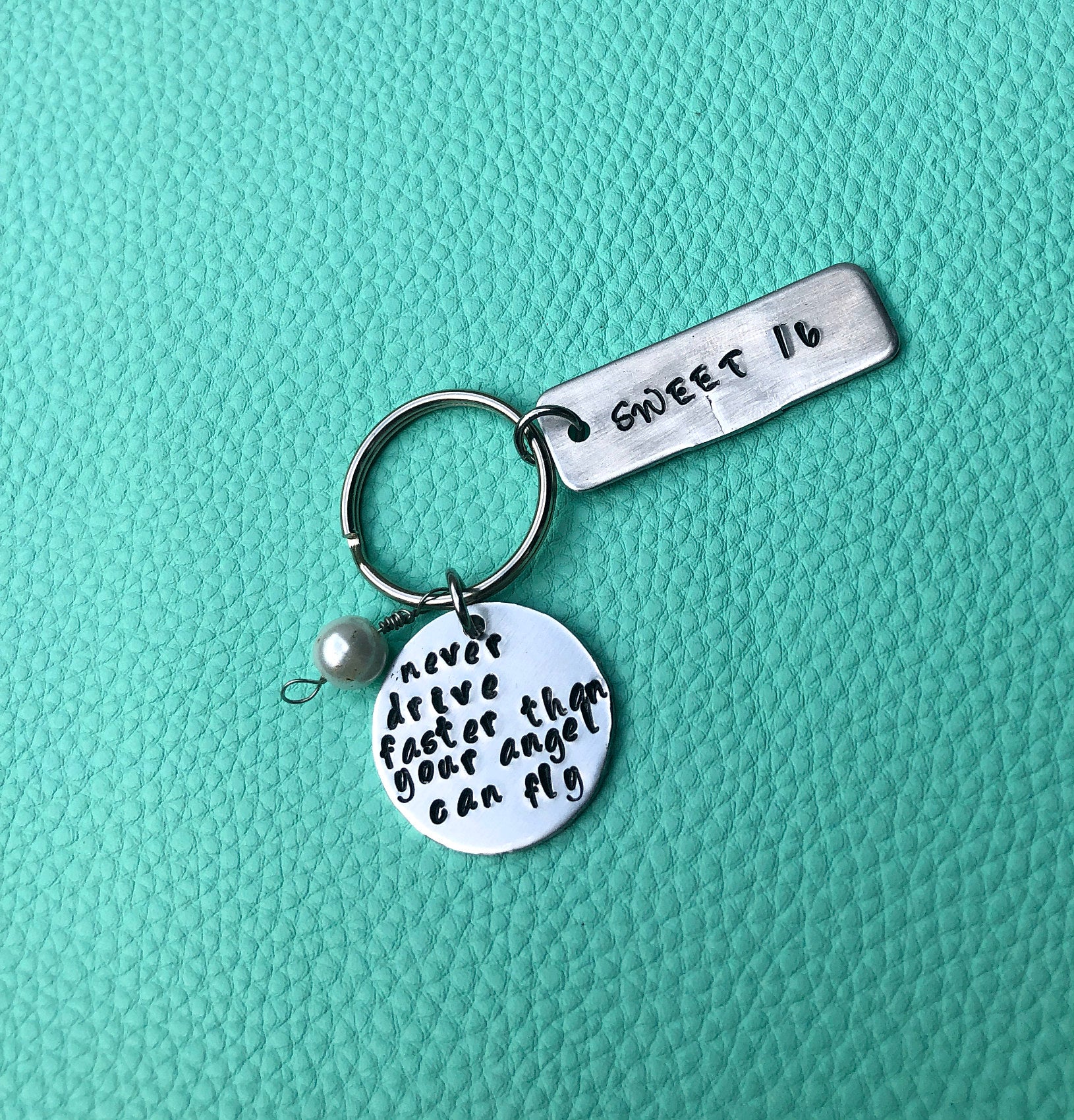 Sweet 16 Key Chain-Handmade by Marlayna