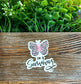 I'm A Survivor, Die Cut Vinyl Sticker, Water Resistant, Pink Fighter Breast, Cancer Awareness, Support Butterfly |Sticker or Magnet