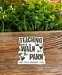 Teaching Walk in Park of Dinosaurs, Die Cut Vinyl Sticker, Funny Pun, Water Resistant, Teaching School, Educator Gift, Appreciation |Sticker or Magnet