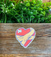 Bandaged Red Heart, Die Cut Vinyl Sticker, Water Resistant, Heartbreak Broken, Break Up Loss, Congenital Defect |Sticker or Magnet