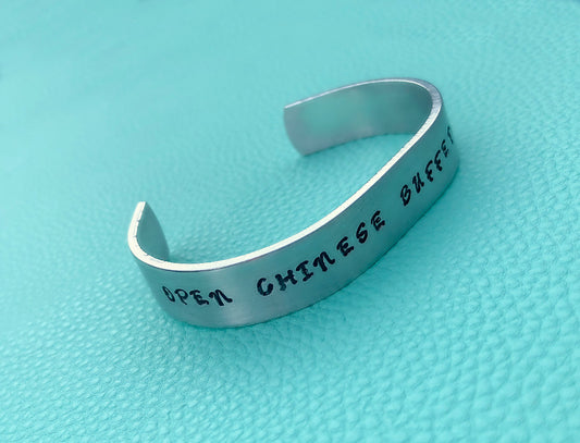 BLM Hand Stamped Cuff Bracelet-Handmade by Marlayna