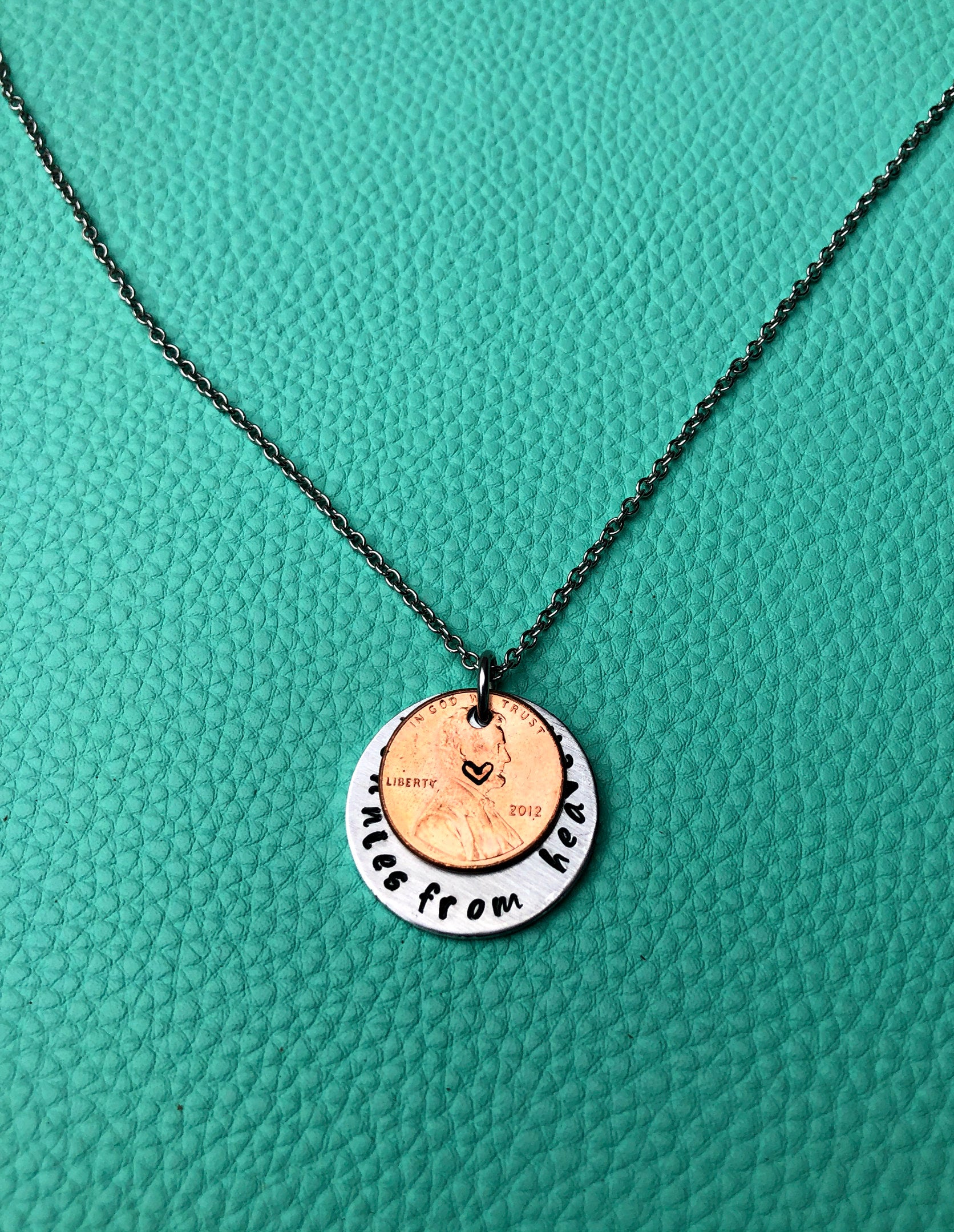 Pennies in Heaven Necklace-Handmade by Marlayna