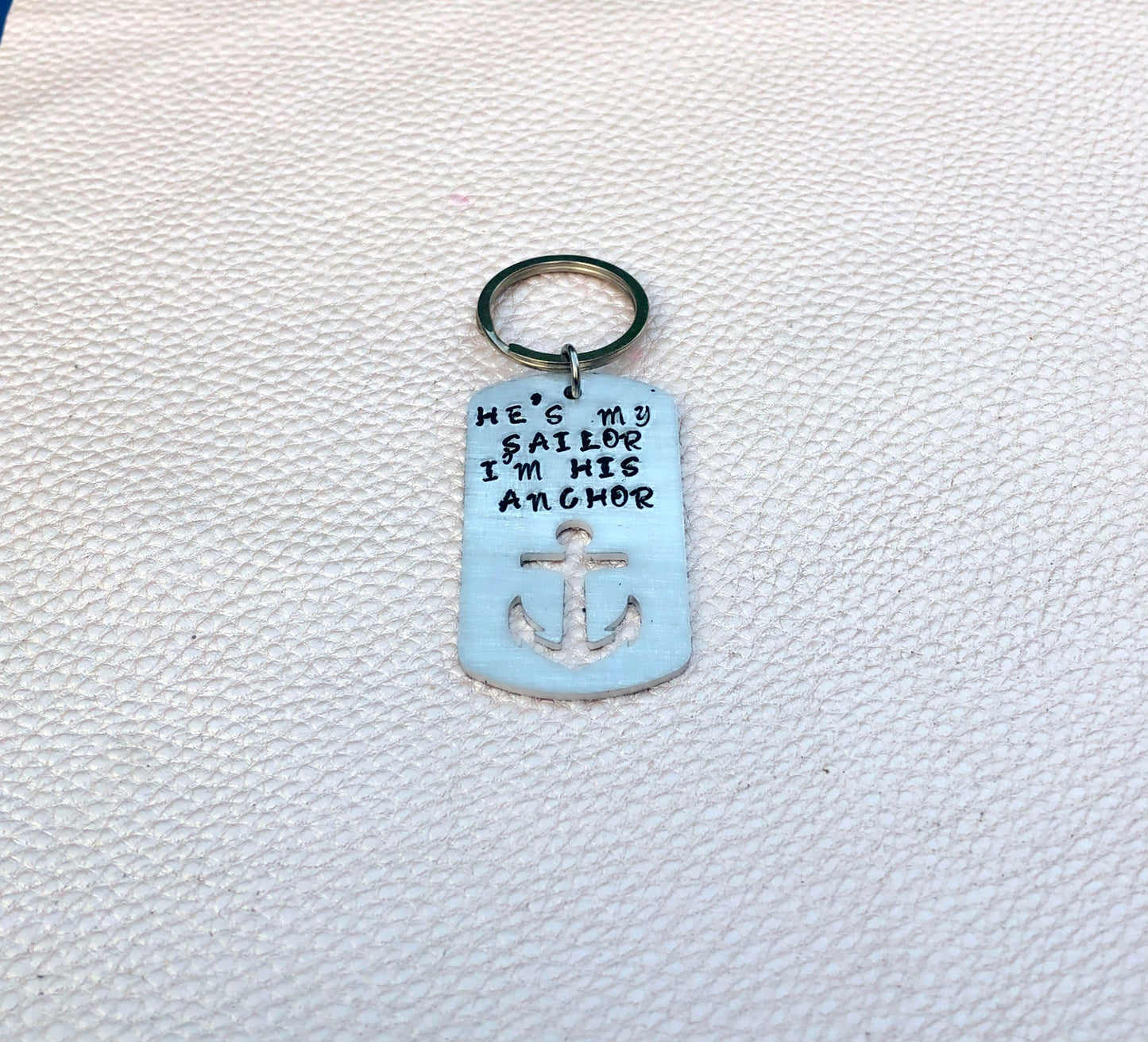 Anchor Key Chain-Handmade by Marlayna