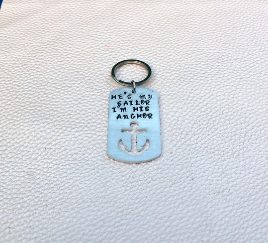 Anchor Key Chain-Handmade by Marlayna