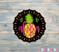 Aloha Pineapple Sticker |Sticker or Magnet