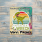 School Dinosaur Triceratops, Die Cut Sticker, Graphic Art Sticker, Vinyl, |Sticker or Magnet