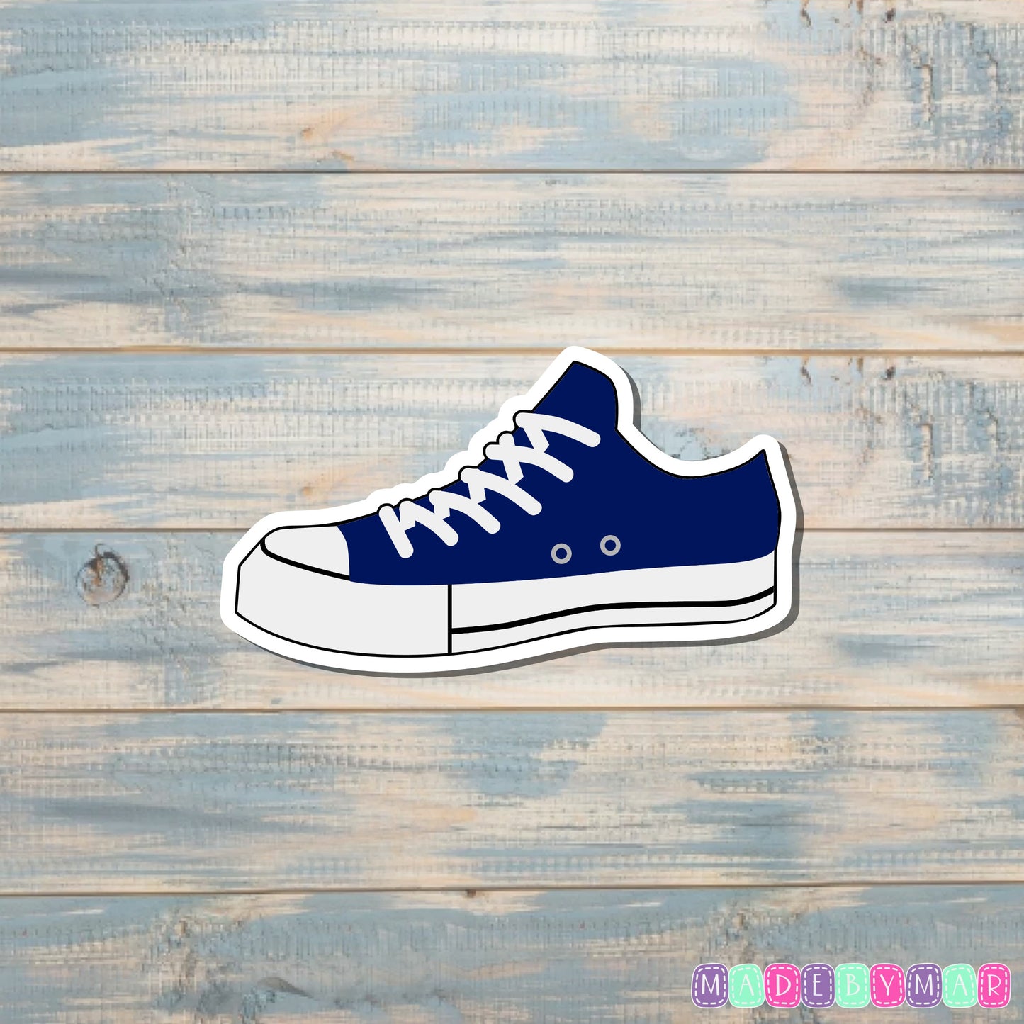 Navy Blue Low Top Shoes Sticker |Sticker or Magnet