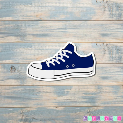 Navy Blue Low Top Shoes Sticker |Sticker or Magnet