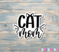 Cat Mom Sticker |Sticker or Magnet