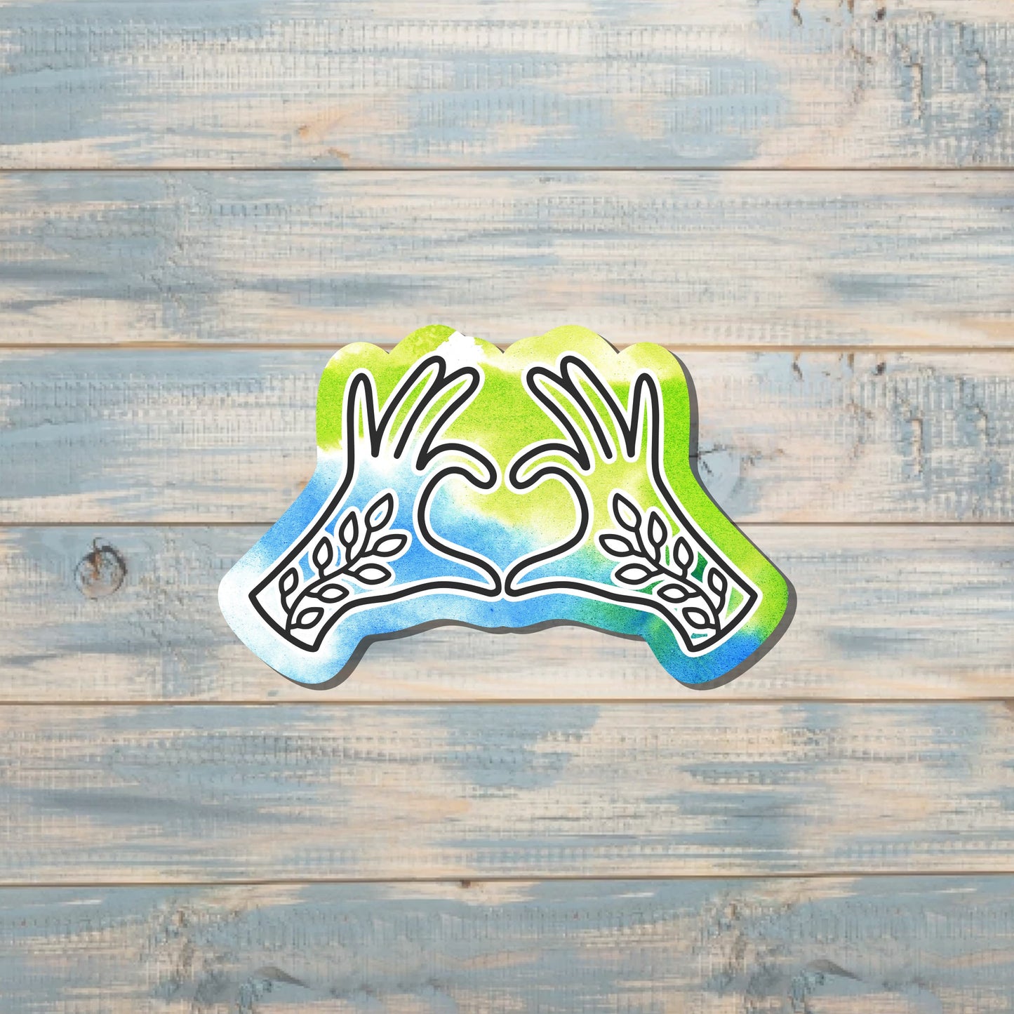 Healing Hands, Die Cut Sticker, Graphic Art Sticker, Vinyl, , Boho Fun |Sticker or Magnet