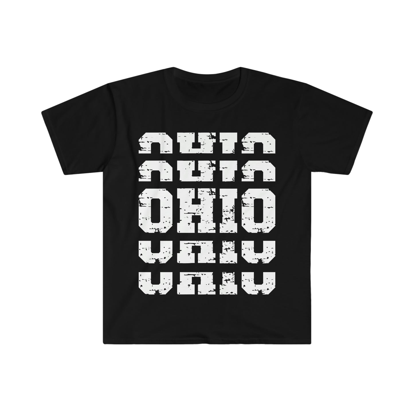 Stacked Ohio T-Shirt, Unisex Softstyle T-Shirt