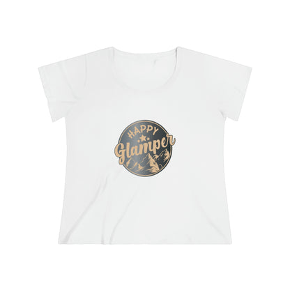 Happy Glamper Women's Curvy Tee