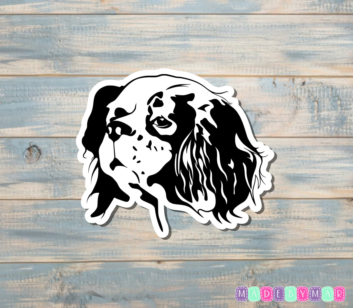 Cavalier King Charles Sticker, Dog Breed |Sticker or Magnet