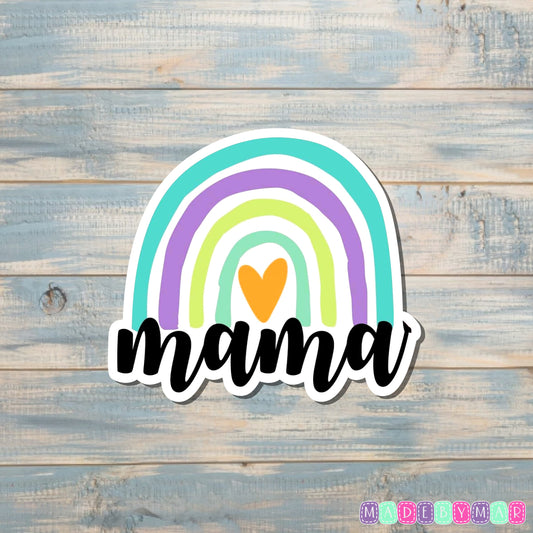 Mama Rainbow |Sticker or Magnet | Mother's Day