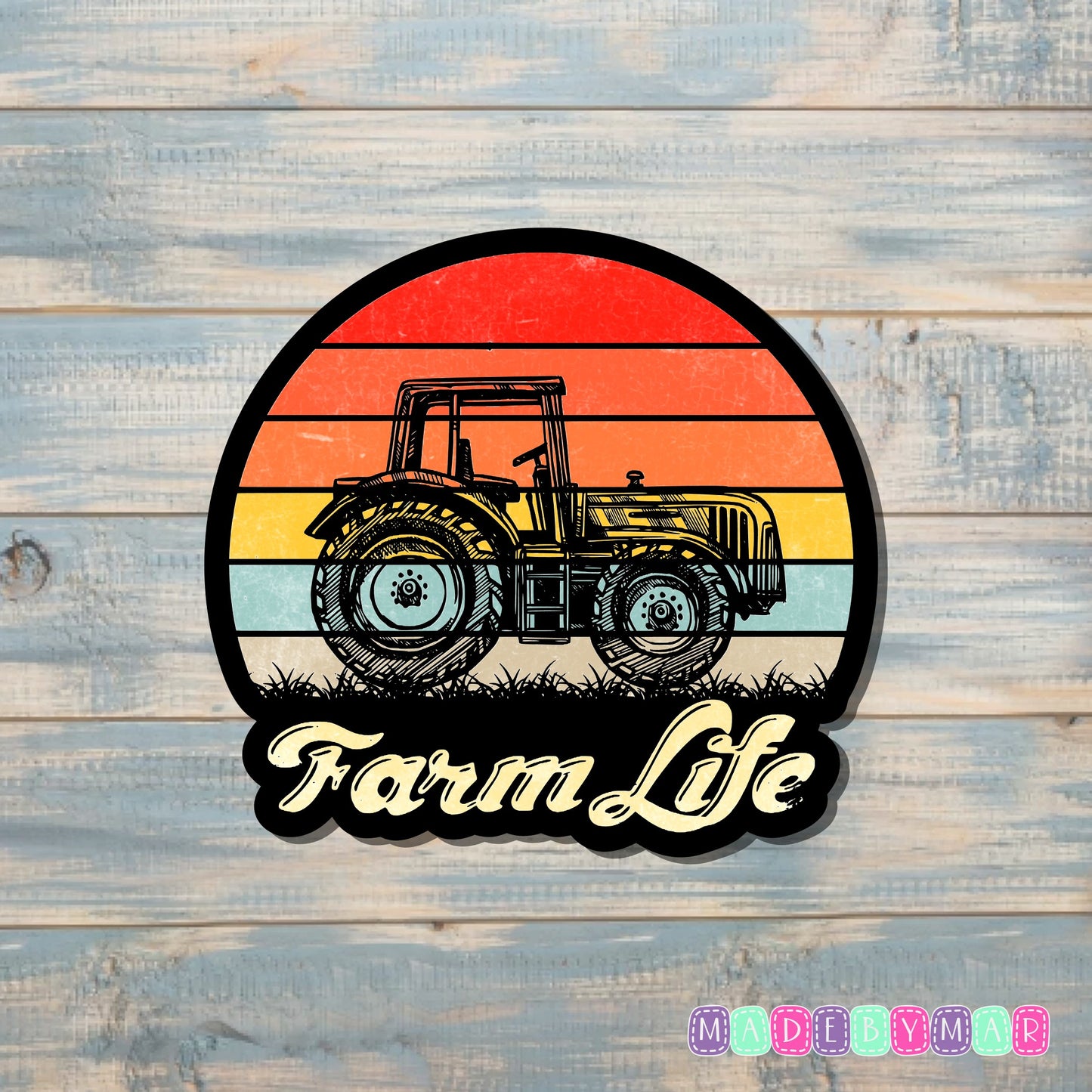 Vintage Farm Life |Sticker or Magnet