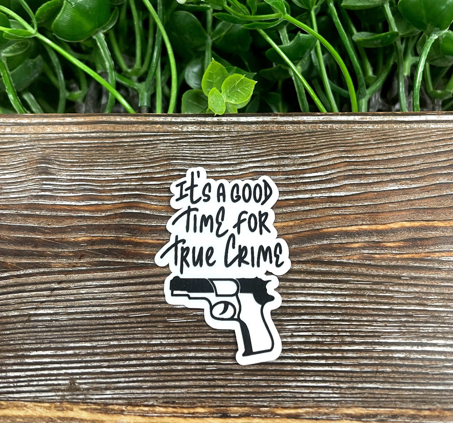 True Crime Podcast Sticker, Die Cut Sticker, Graphic Art Sticker, |Sticker or Magnet