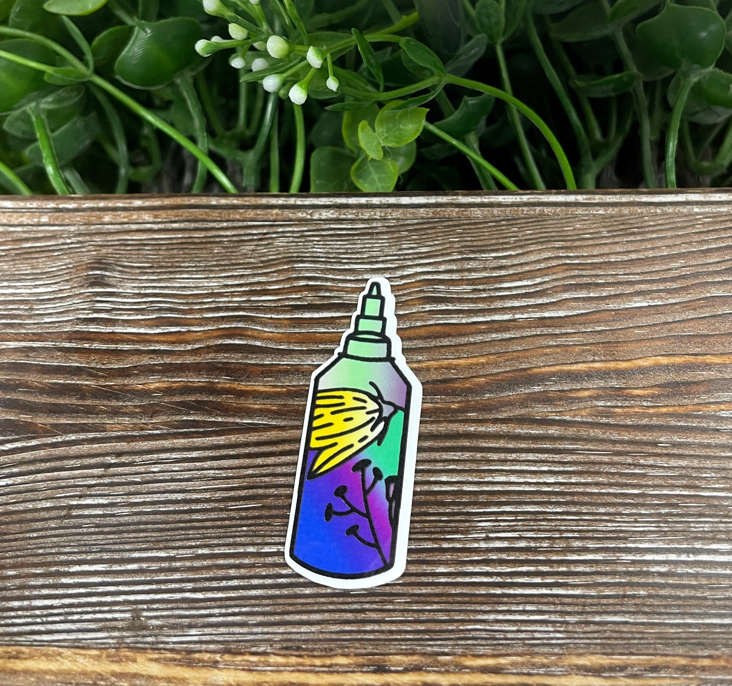 Glue Bottle Sticker, Crafting Hobby Sticker, Die Cut Sticker, Graphic Art Sticker,  Vinyl Decal Epoxy Adhesive |Sticker or Magnet