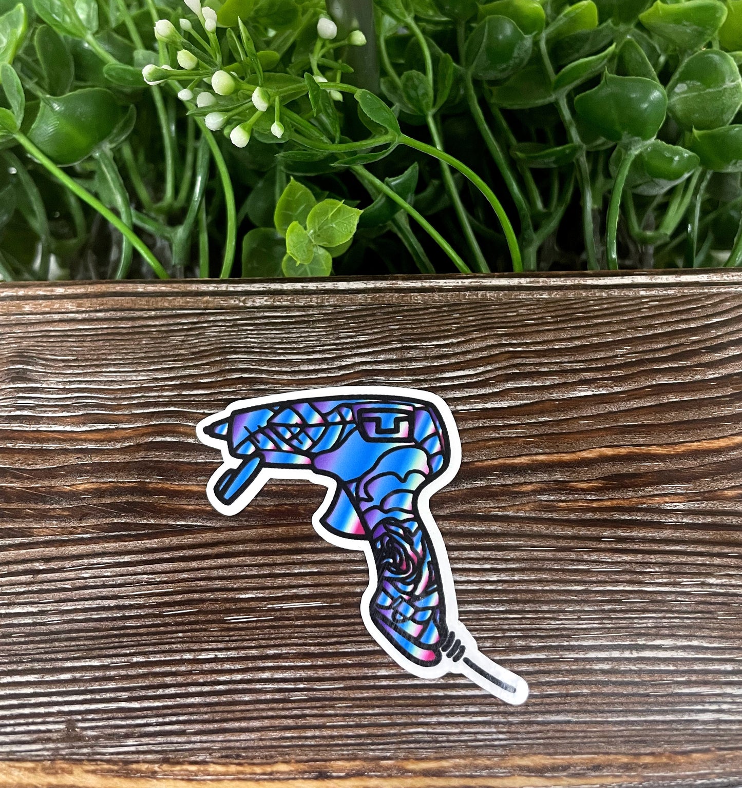 Glue Gun Sticker, Crafting Hobby, Die Cut Sticker |Sticker or Magnet