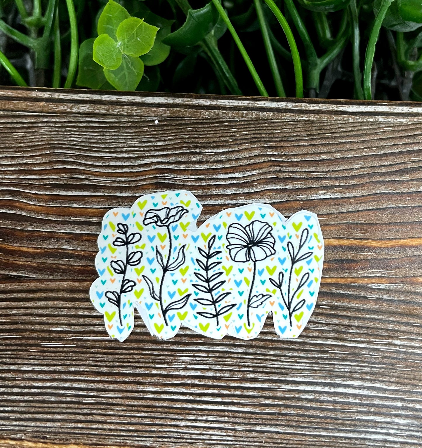 Flowers Garden Sticker, Die Cut Sticker, Graphic Art Sticker, Laptop Decal |Sticker or Magnet