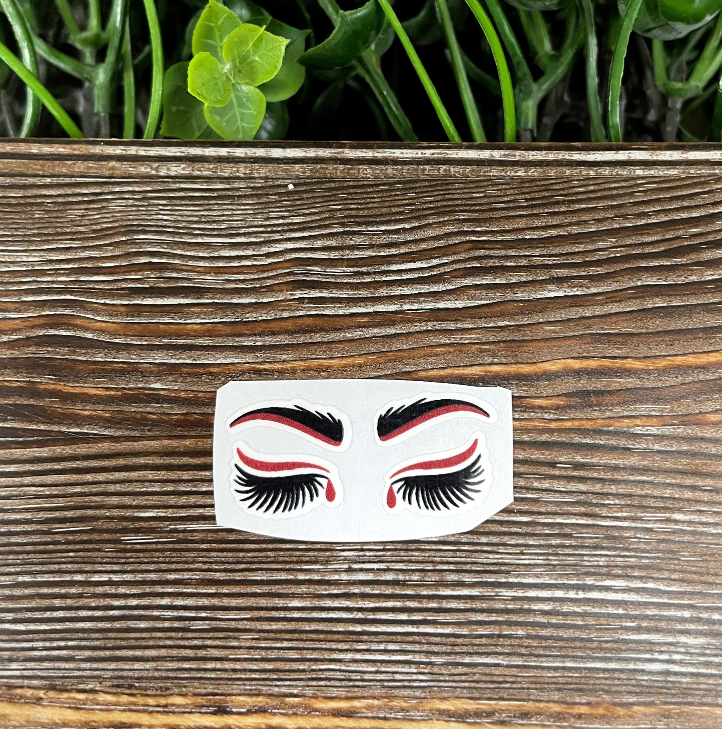 True Crime Blood Drop Eyes Die Cut Sticker, Graphic Art Sticker,  Vinyl Decal |Sticker or Magnet