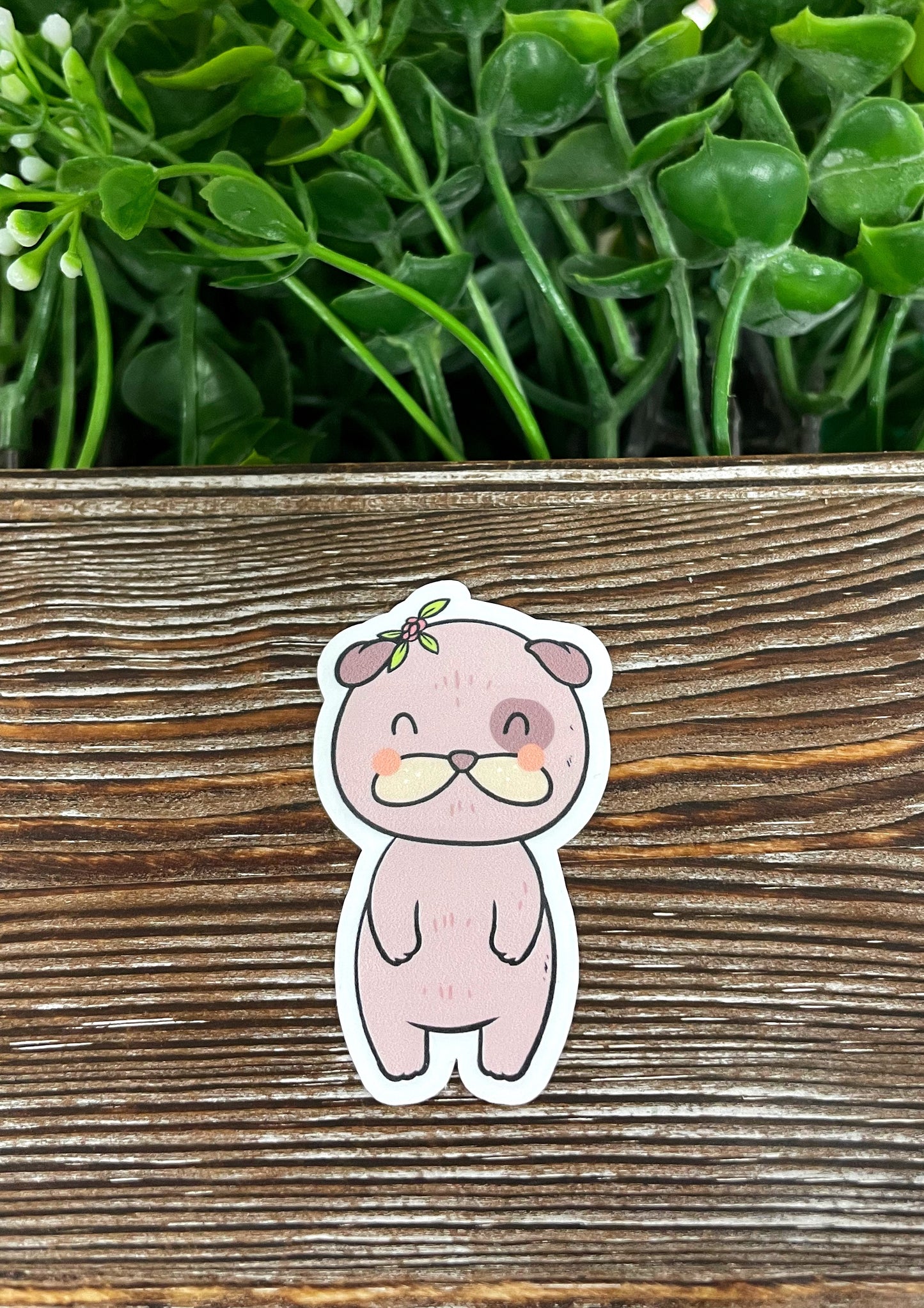 Cute Animal Sticker, Graphic Art Vinyl, Boho Fun |Sticker or Magnet