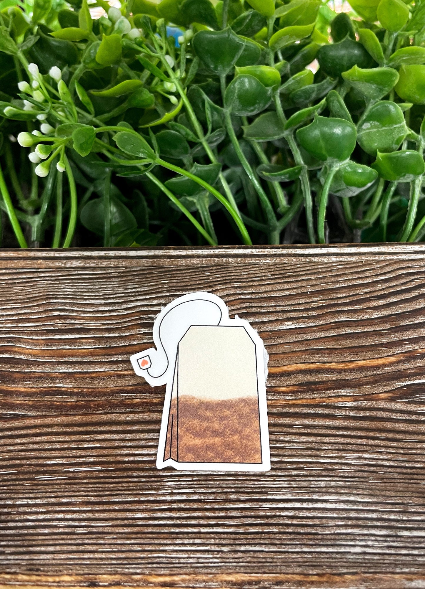 Herbal Teabag, Die Cut Sticker, Graphic Art Vinyl, , Boho Fun |Sticker or Magnet
