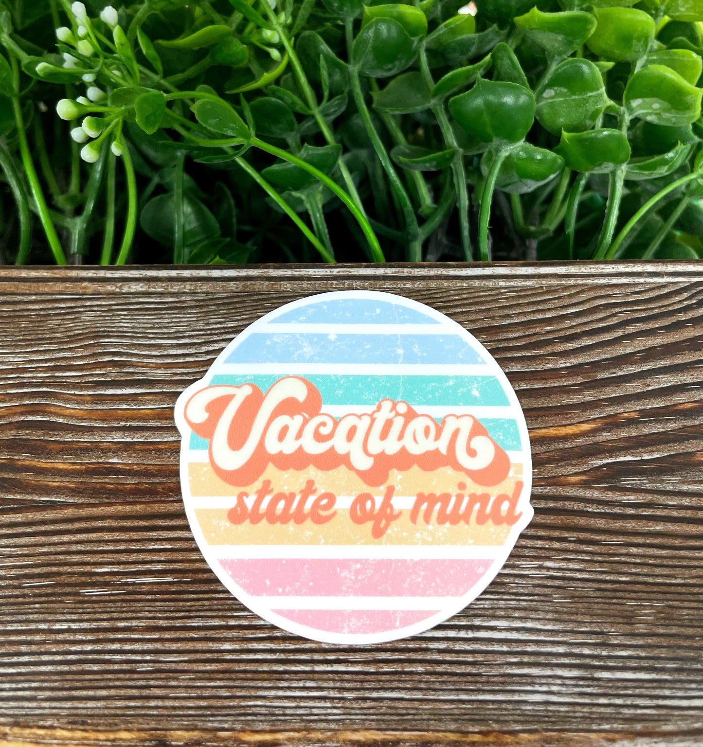 Vacation Sticker, Die Cut Sticker, Graphic Art Sticker, Vinyl, , Inspire Motivate |Sticker or Magnet