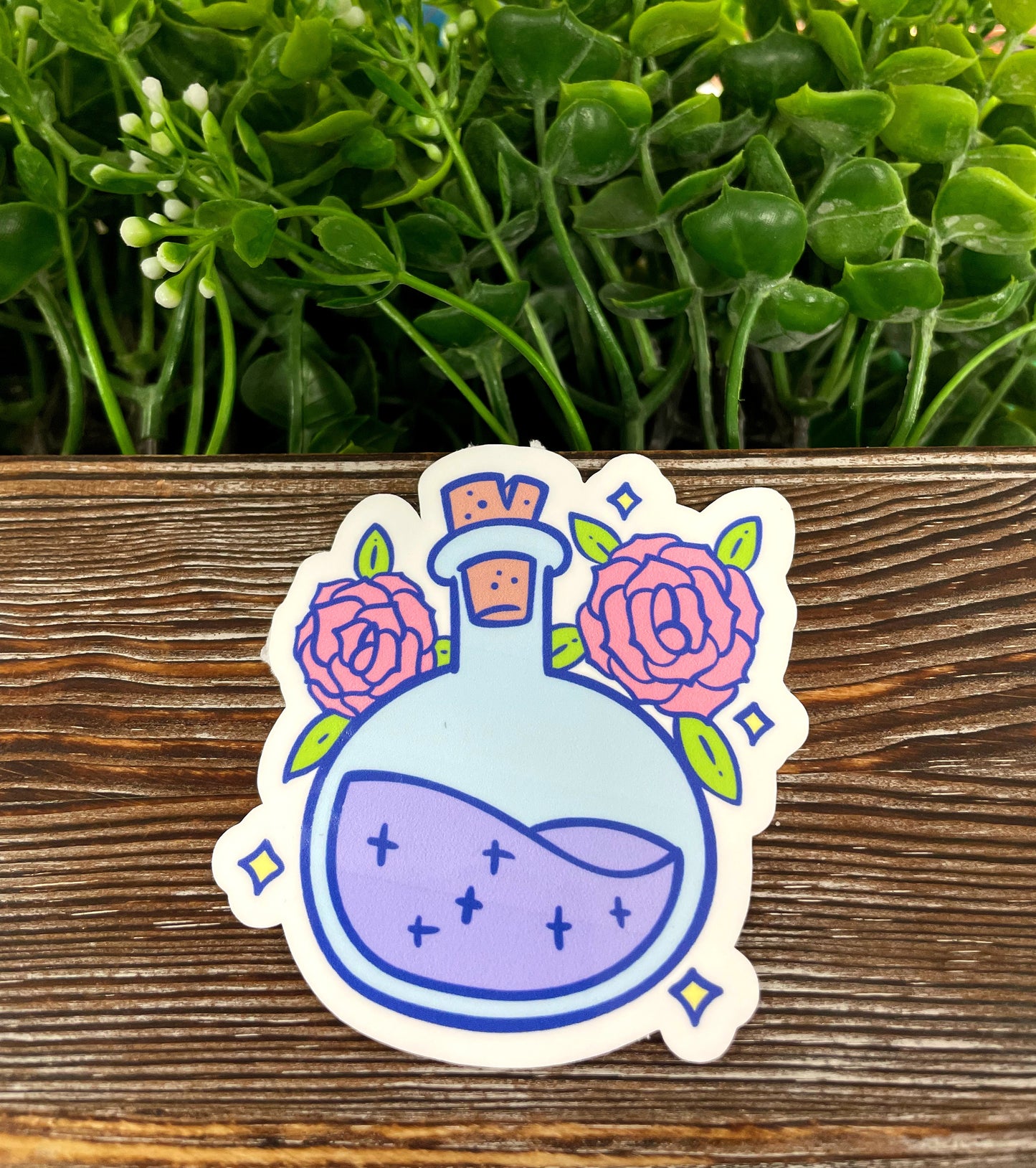 Cute Pastel Potion Bottle, Die Cut Sticker, Graphic Art Sticker, Vinyl, , Inspire Motivate |Sticker or Magnet