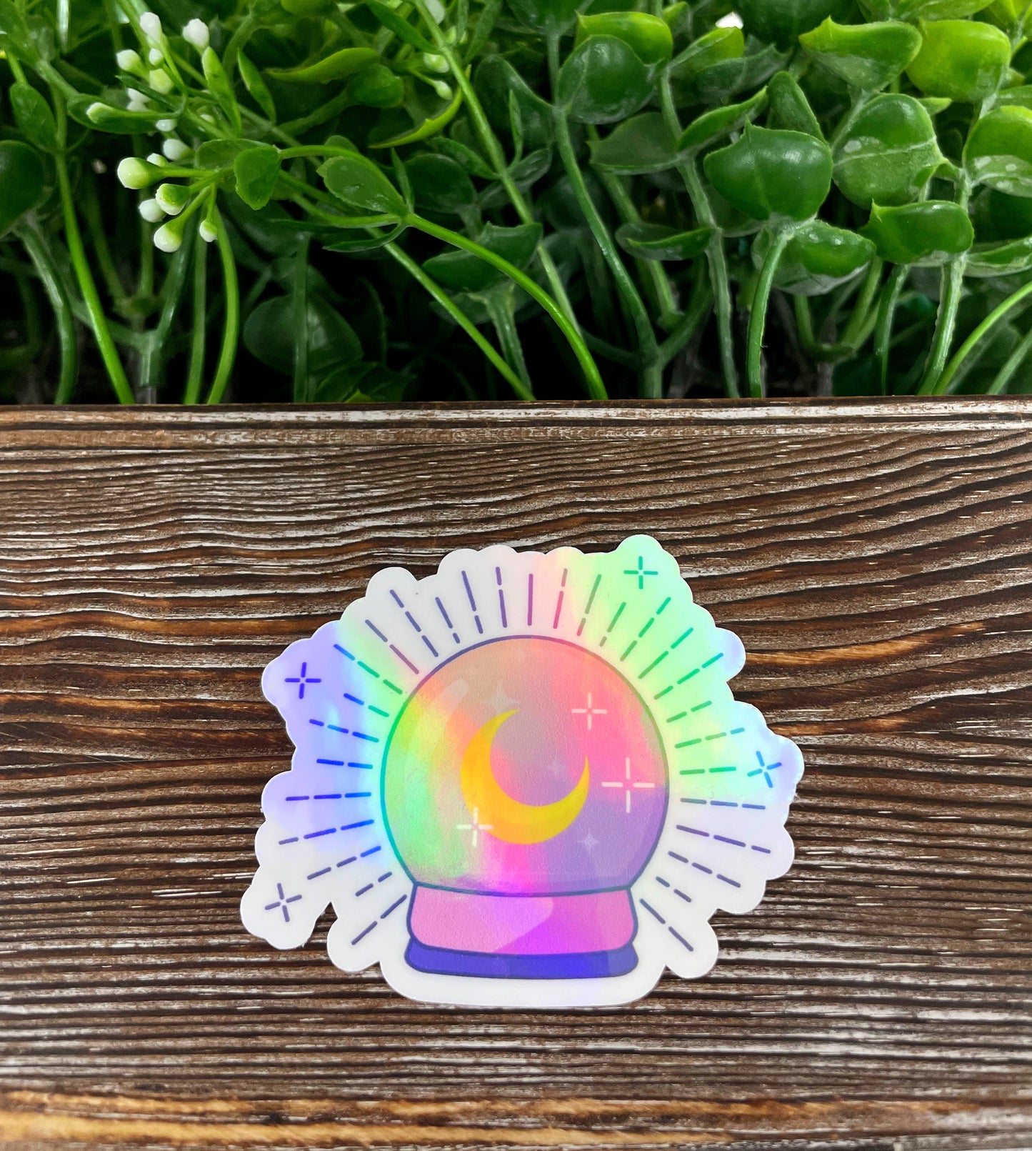 Pastel Crystal Ball, Die Cut Sticker, Graphic Art Sticker, Vinyl, , Inspire Motivate |Sticker or Magnet
