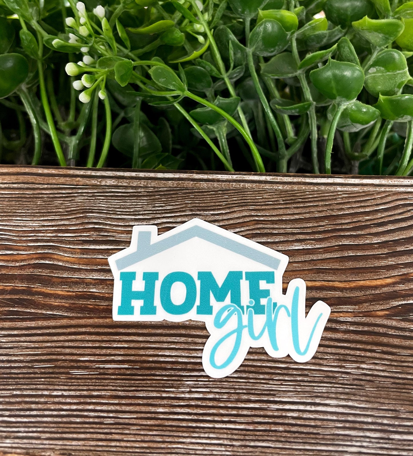 Home Girl Real Estate, Die Cut Vinyl Sticker, , Boho Fun, Water Resistant |Sticker or Magnet