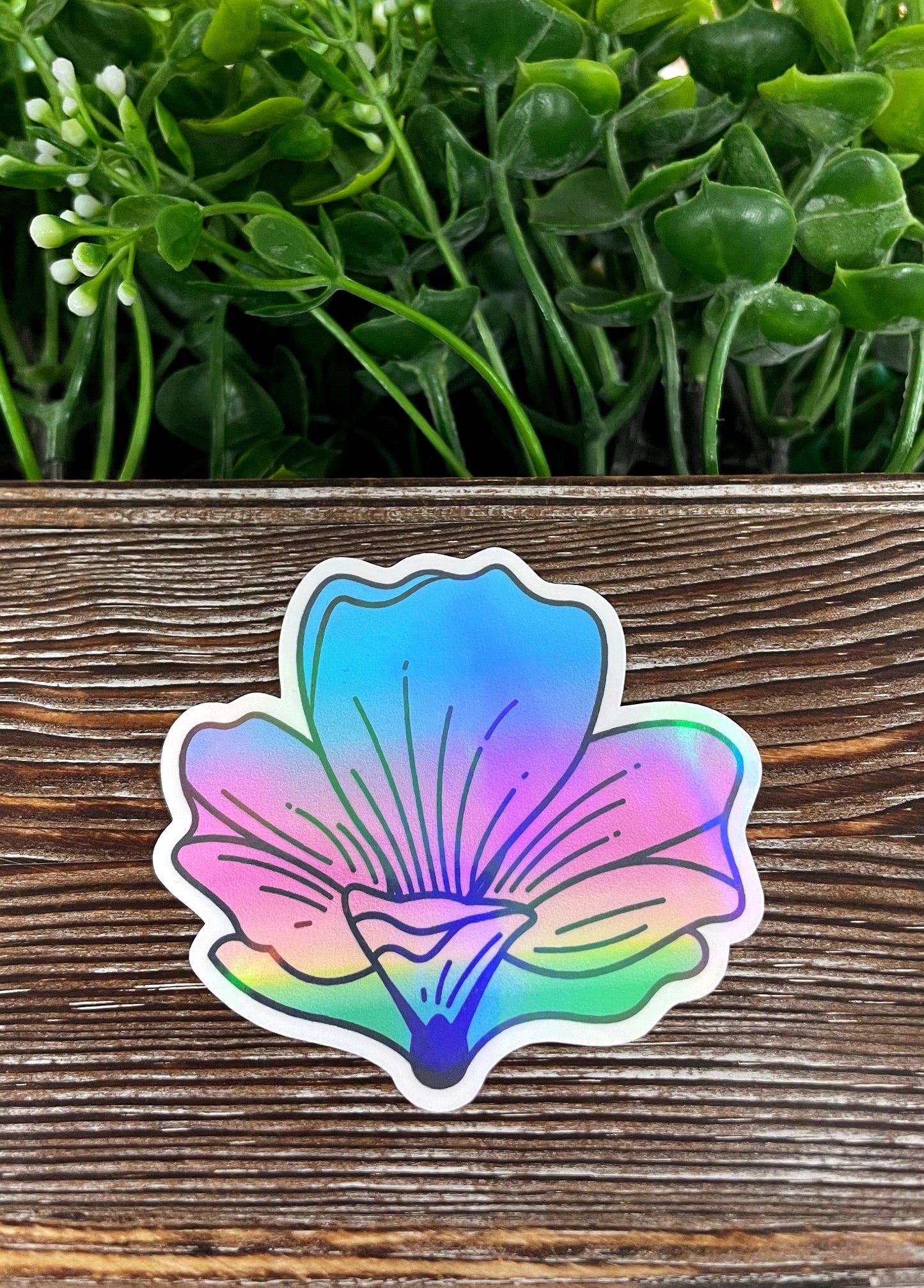 Watercolor Flower, Die Cut Vinyl Sticker, , Boho Fun, Water Resistant |Sticker or Magnet