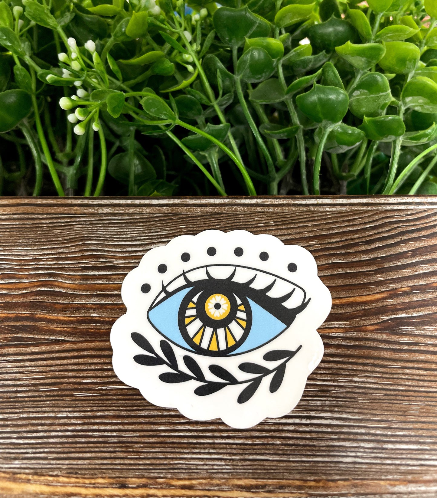 Mystic Eyeball, Die Cut Vinyl Sticker, , Boho Fun, Water Resistant |Sticker or Magnet