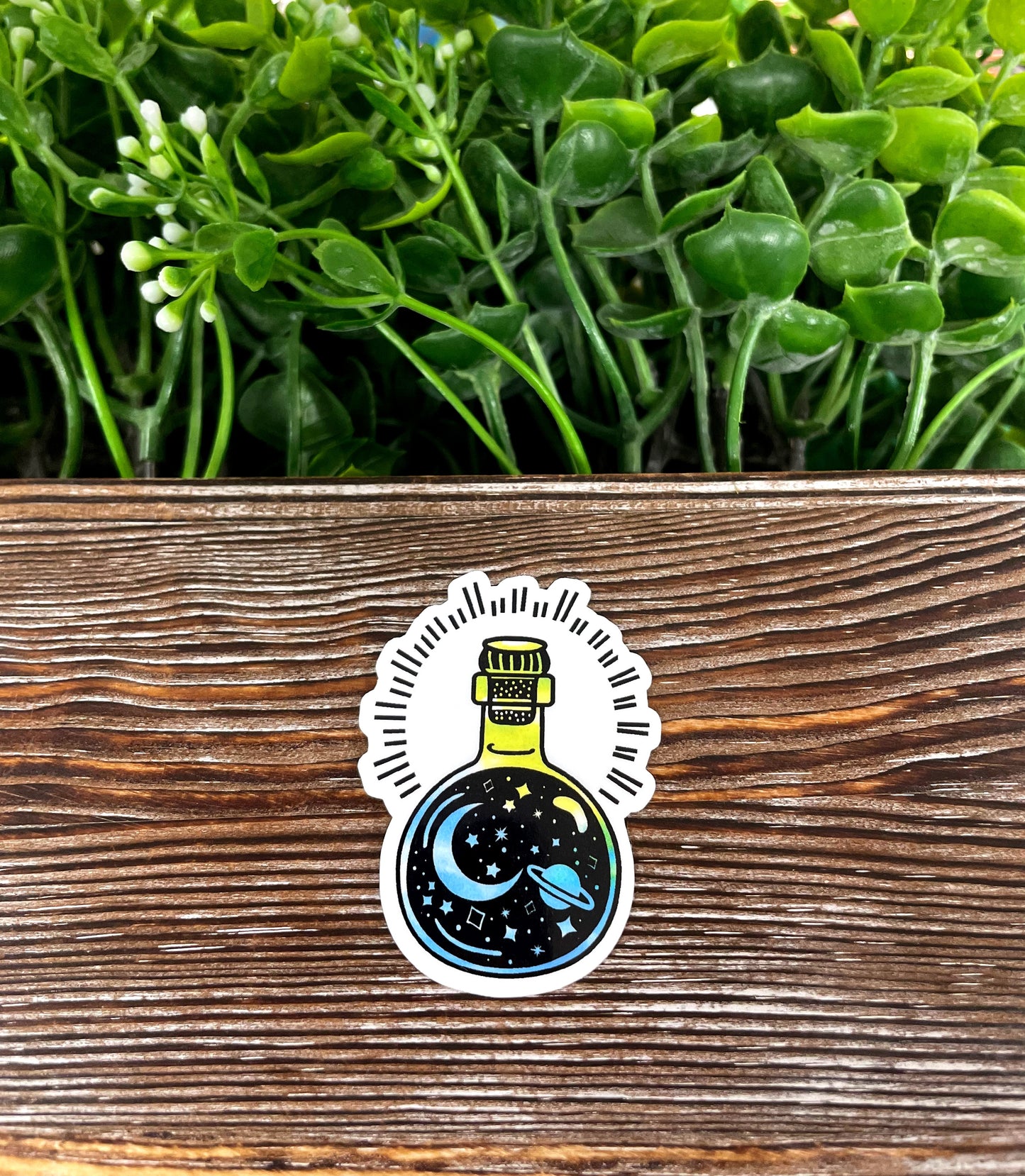 Mystic Cosmos Potion Bottle Sticker |Sticker or Magnet