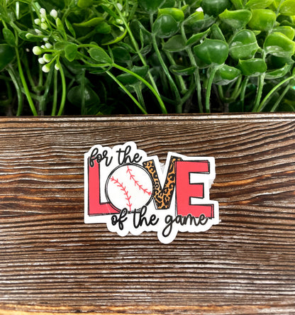 Baseball Sticker, Die Cut Vinyl Sticker, Boho Fun, Water Resistant, Sports Mom |Sticker or Magnet