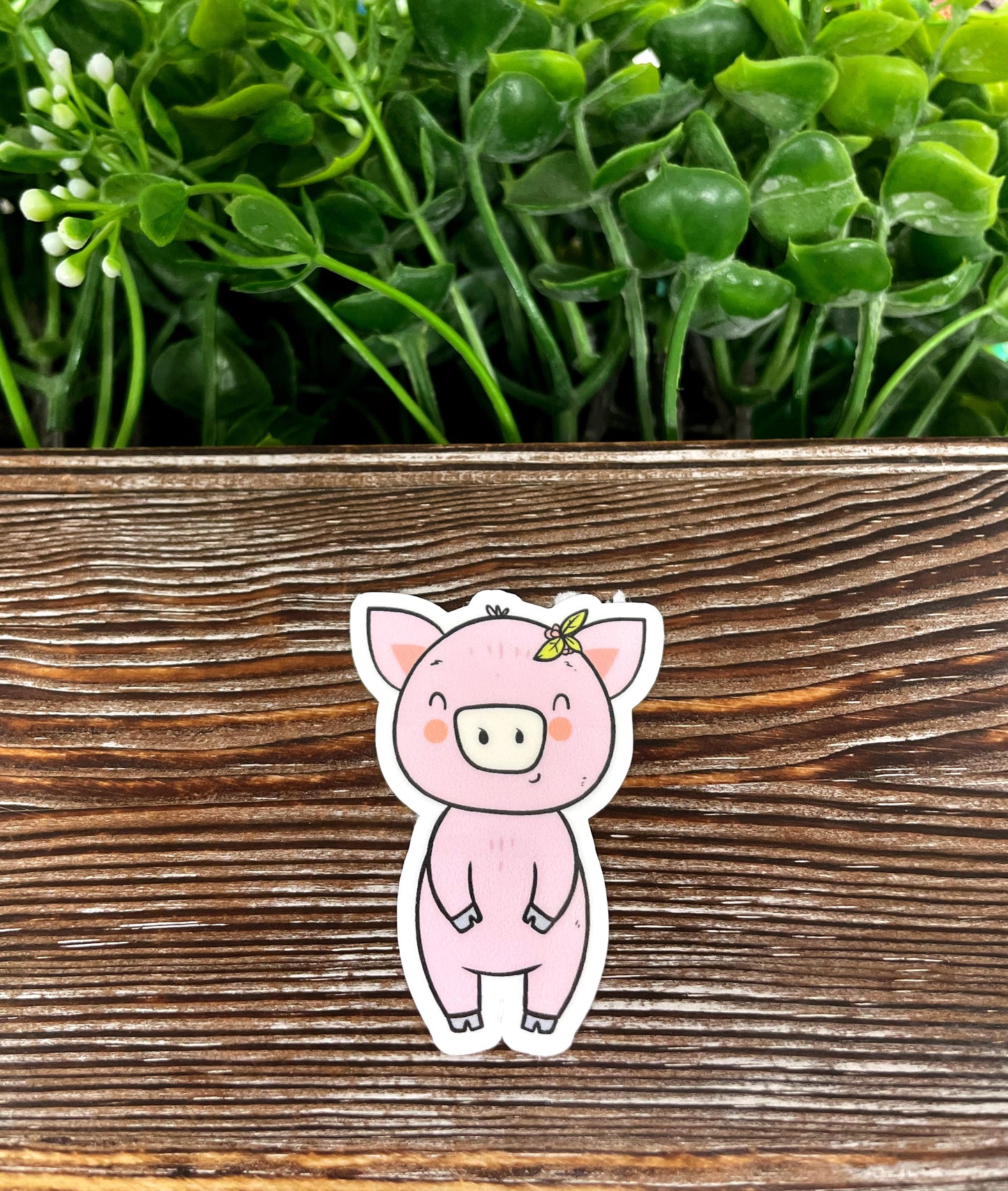 Cute Farm Pig Sticker |Sticker or Magnet