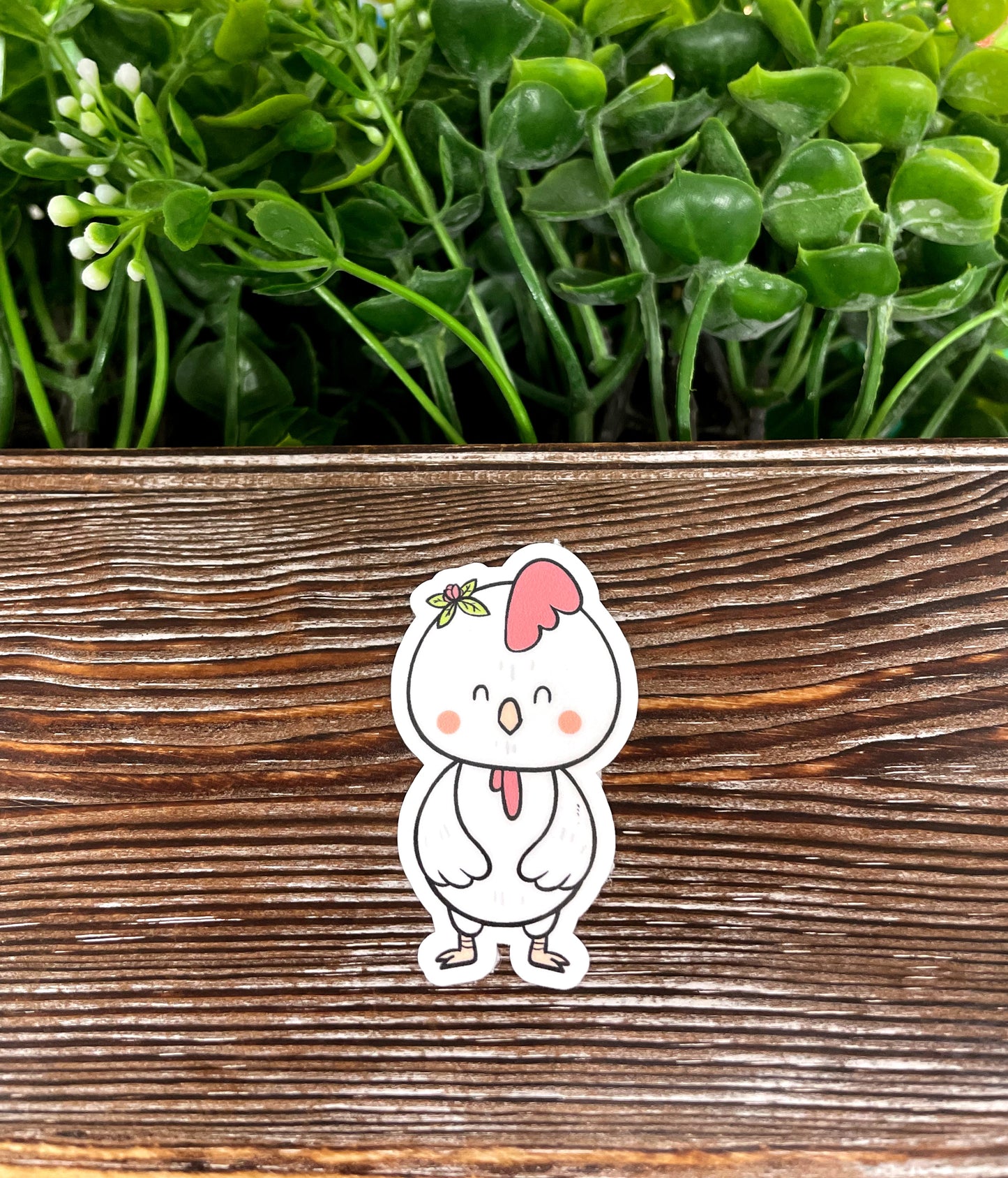 Cute Chicken Rooster Sticker |Sticker or Magnet